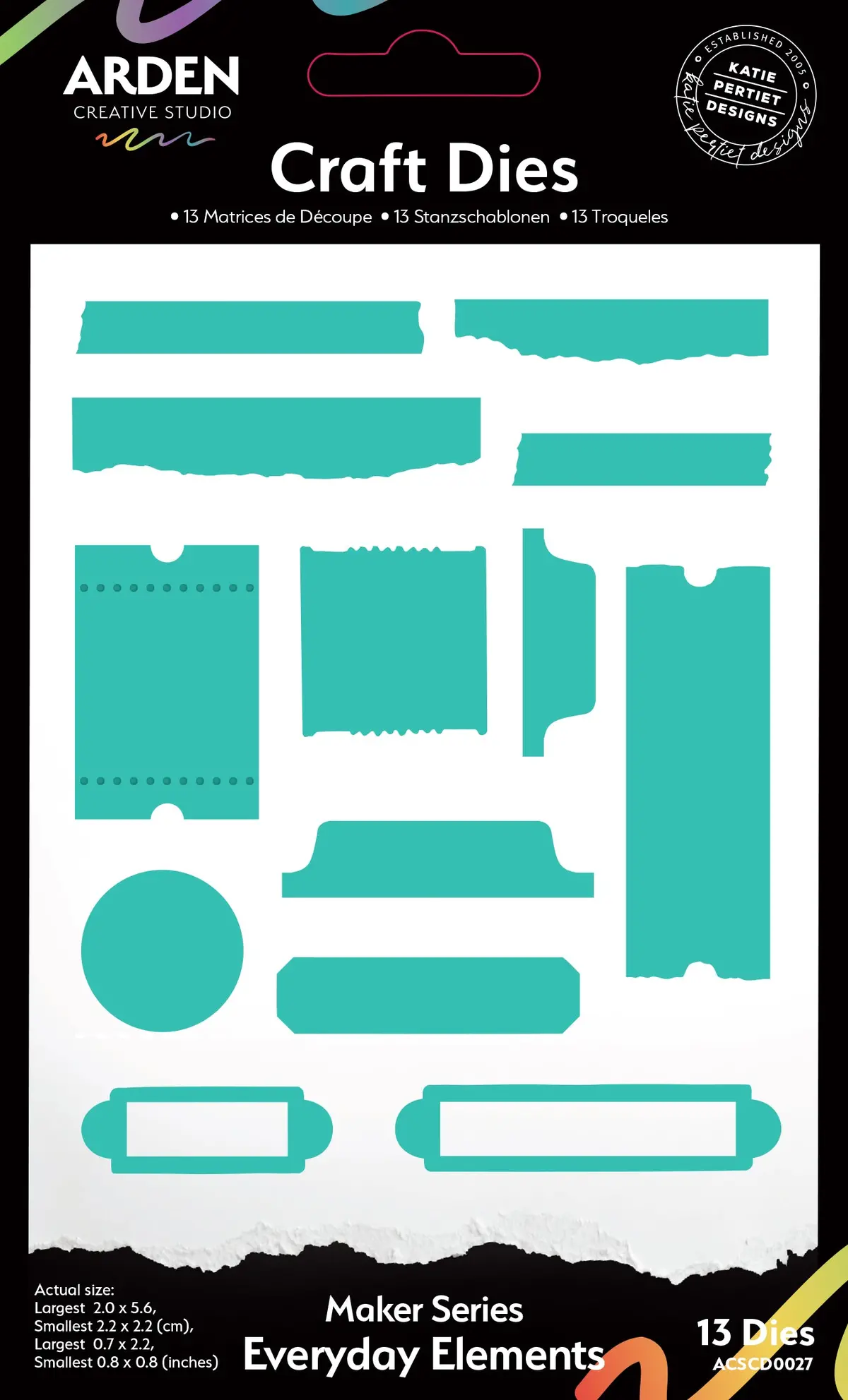 Arden Creative Studio Maker Series Everyday Elements Craft Die Set 1
