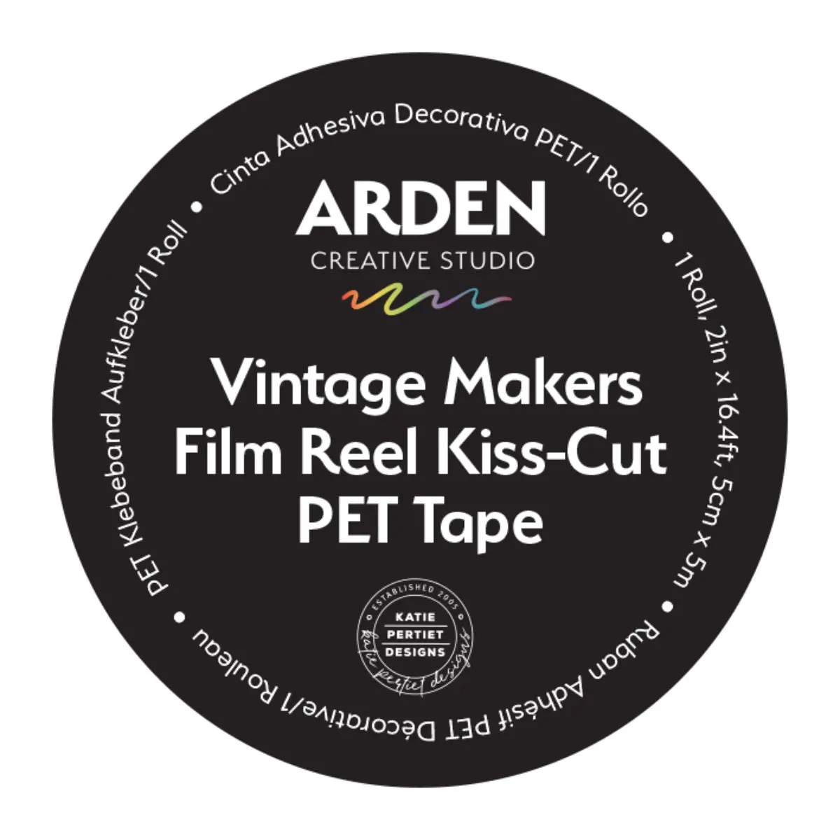 Arden Creative Studio Vintage Makers Film Reel Kiss-Cut Pet Tape 1