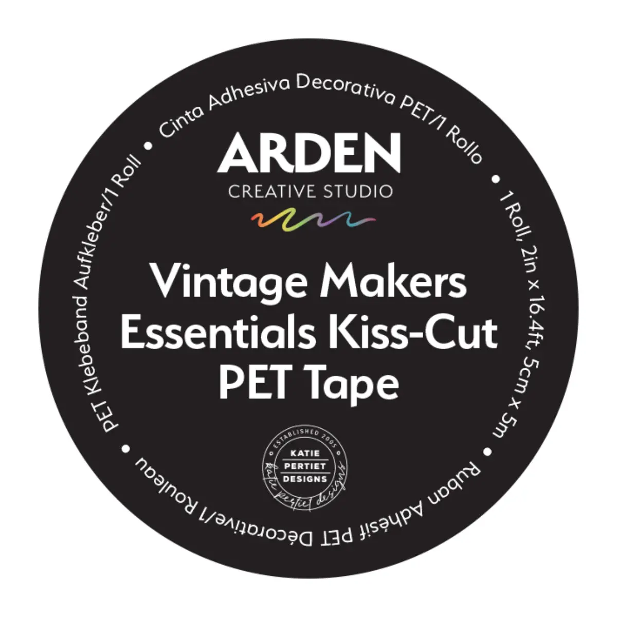 Arden Creative Studio Vintage Makers Essentials Kiss-Cut Pet Tape 1