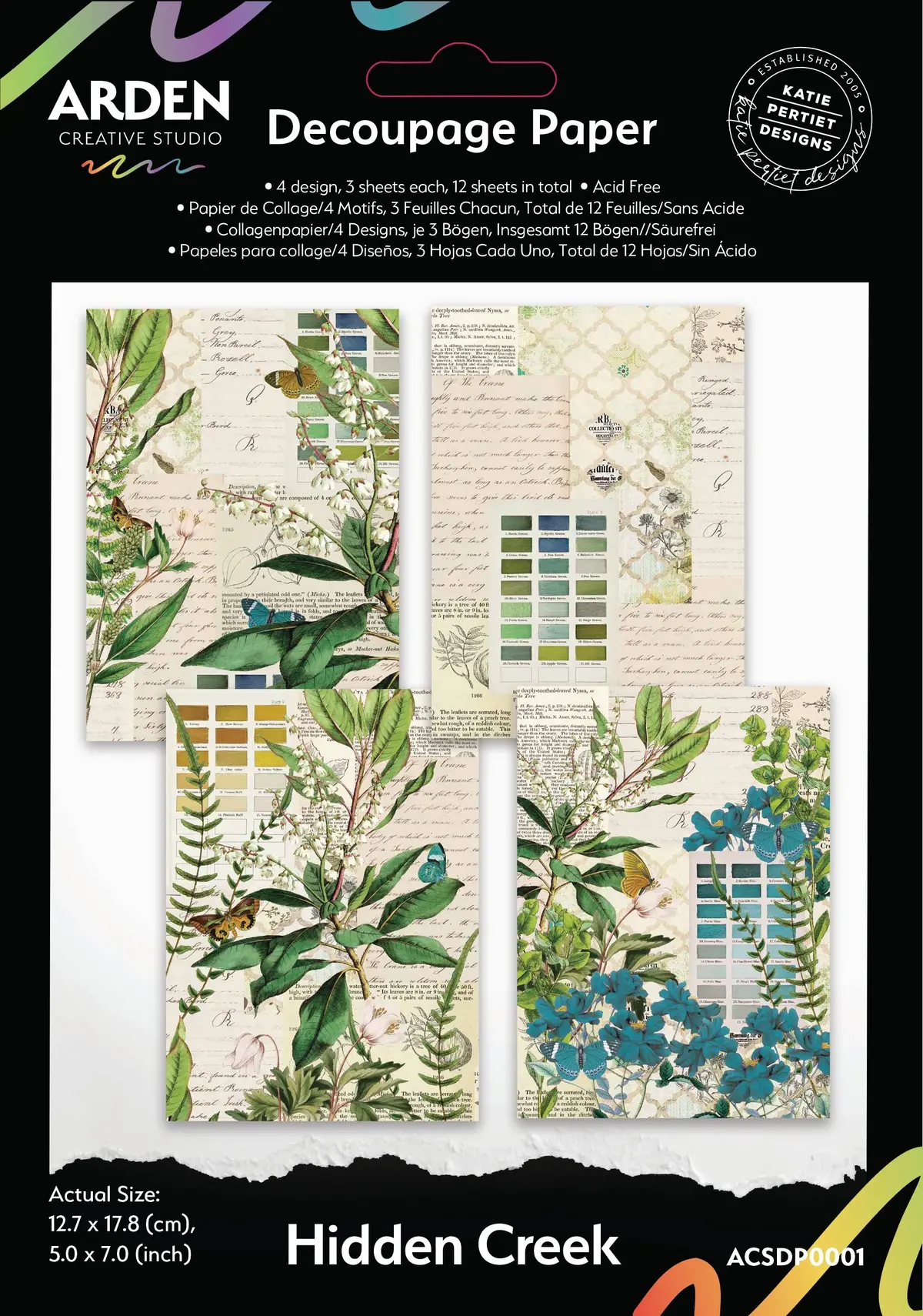 Arden Creative Studio Hidden Creek Decoupage Paper 1