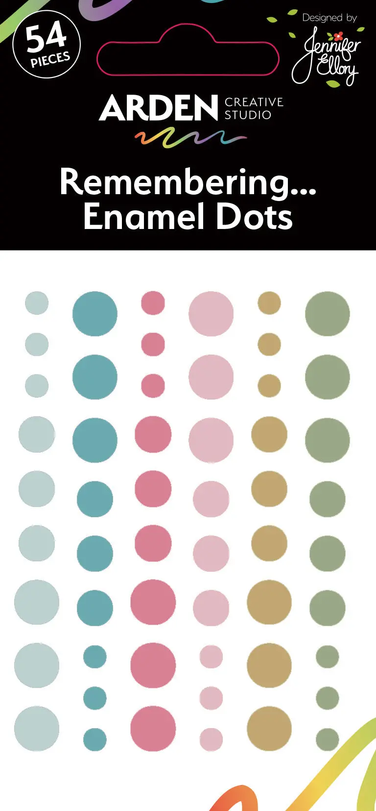 Arden Creative Studio Remembering... Enamel Dots 1