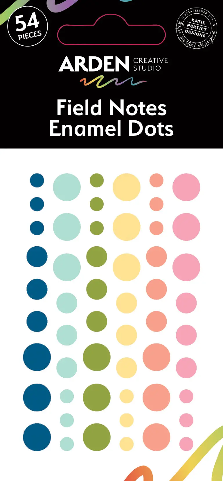 Arden Creative Studio Field Notes Enamel Dots 1