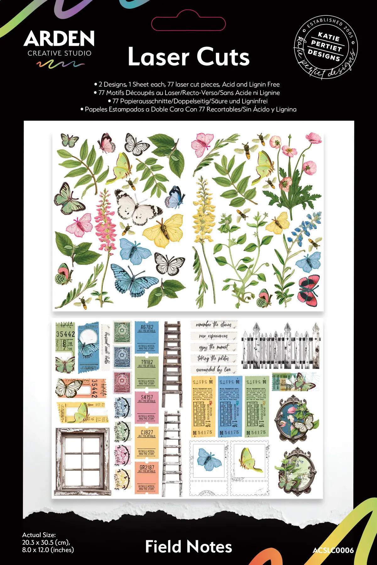 Arden Creative Studio Field Notes Laser Cuts 1