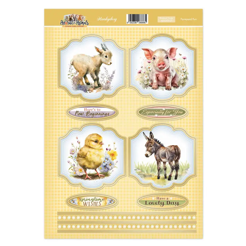 Farmyard Fun Topper Sheet 1