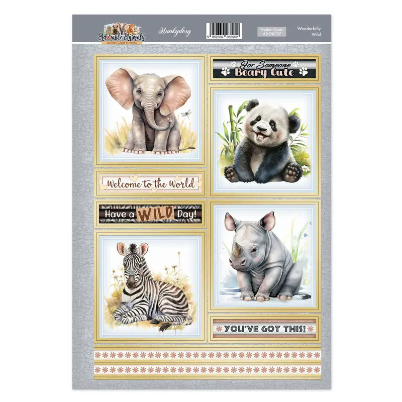 Wonderfully Wild Topper Sheet 1