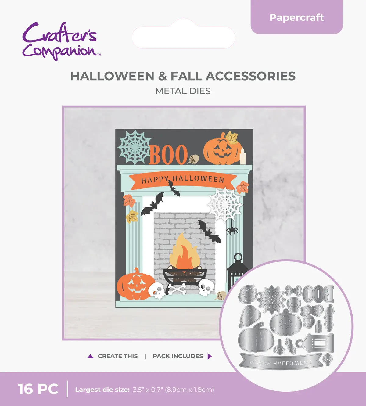 Crafter's Companion Metal Die - Halloween & Fall Accessories 1