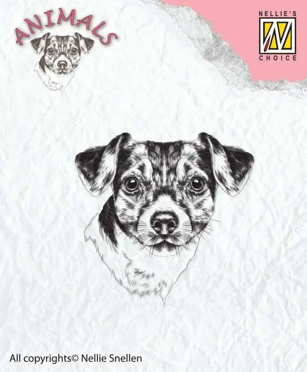Nellie's Choice Clear Stamp Animals - Dog 1