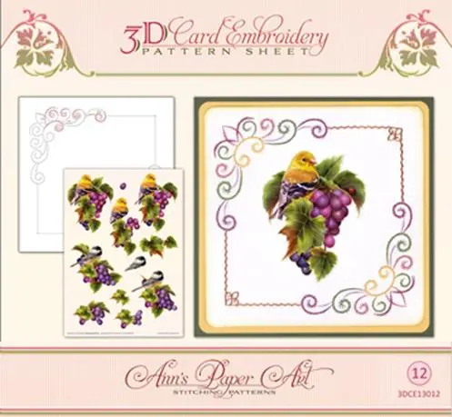 Ann's Paper Art - Embroidery Patterns And Flower Sheets 1