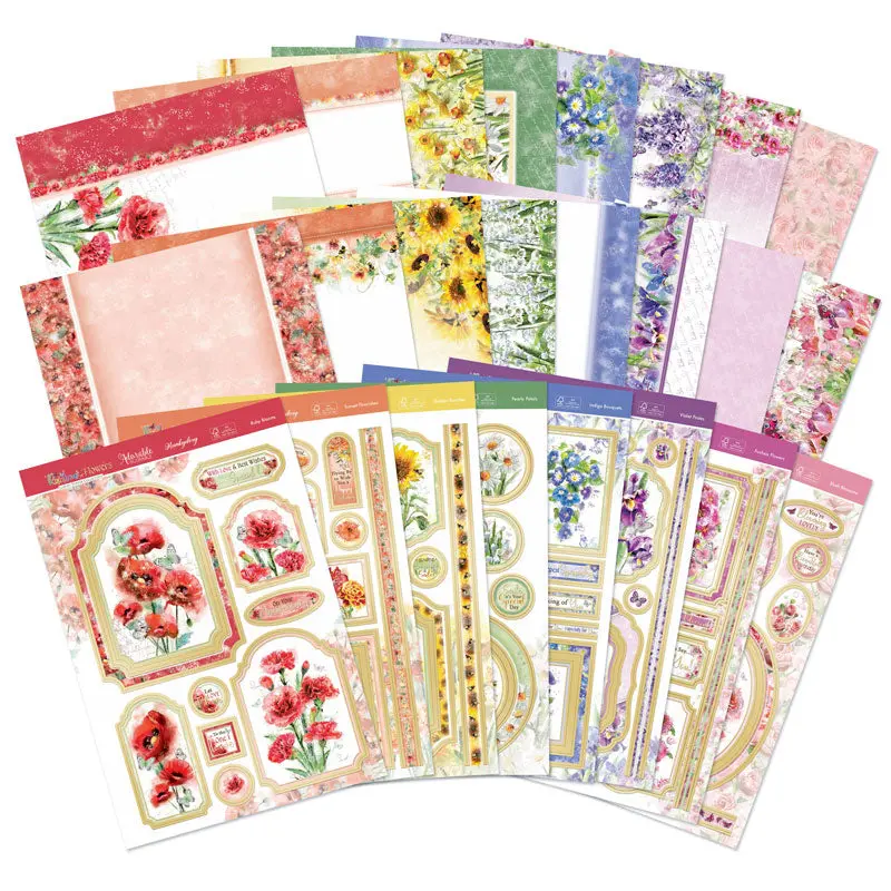 A Rainbow Of Flowers Luxury Topper Collection 1