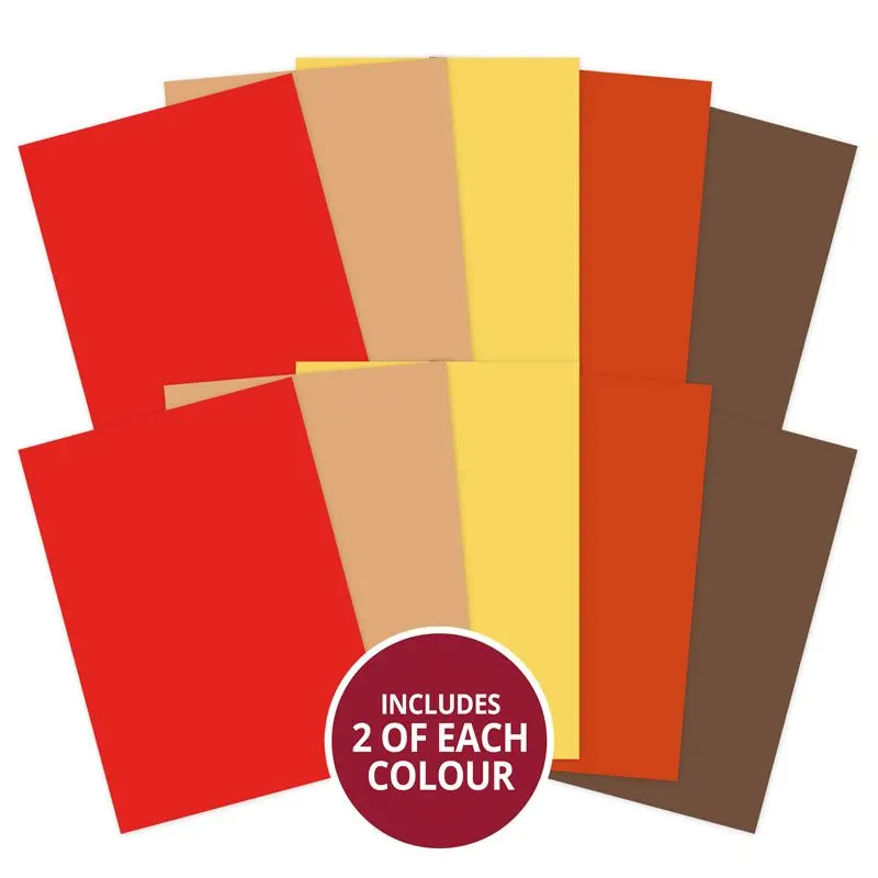 Adorable Scorable A4 Cardstock X 10 Sheets - Earth Shades 1