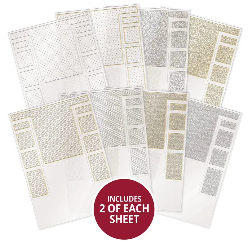 Foiled Pattern Acetate Stepper Cards 1