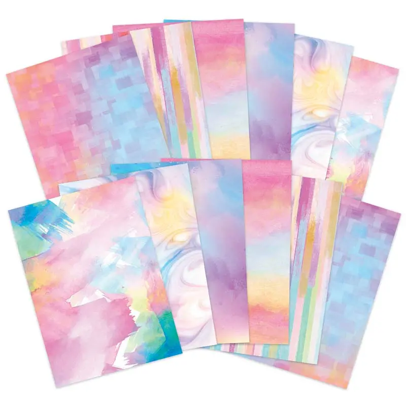 Adorable Scorable Designer Card Packs - Rainbow Watercolour 1