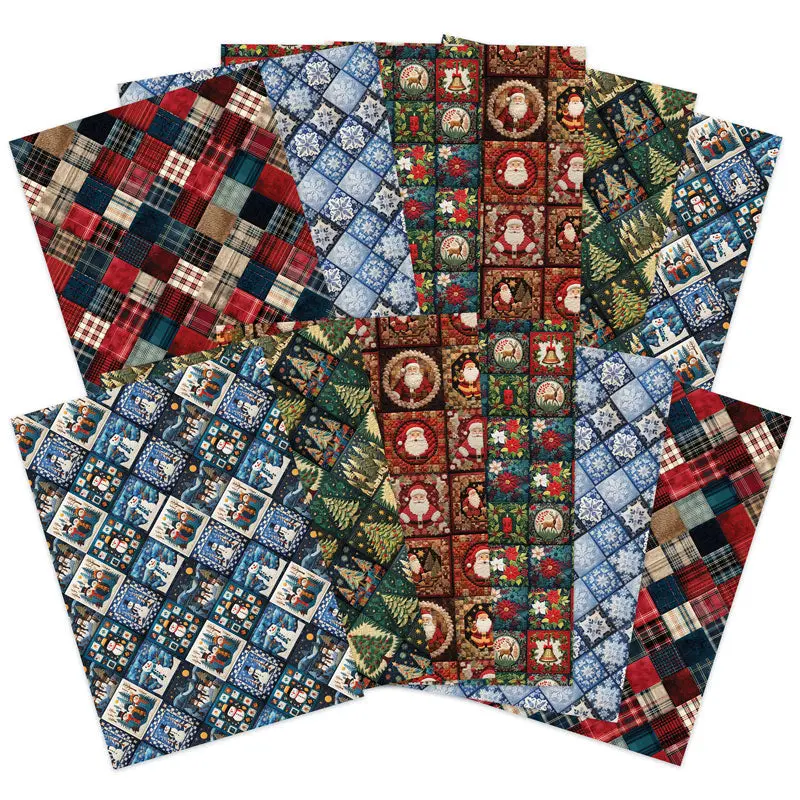 Adorable Scorable Designer Card Packs - Christmas Quilts 1
