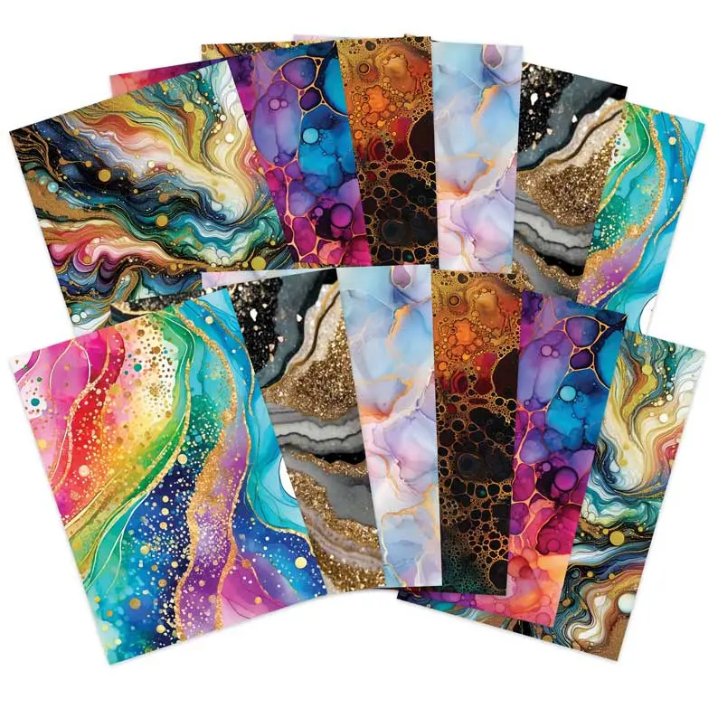 Adorable Scorable Designer Card Packs - Alcohol Inks 1