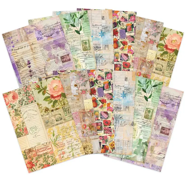 Adorable Scorable Designer Card Packs - Botanical Scrapbook 1