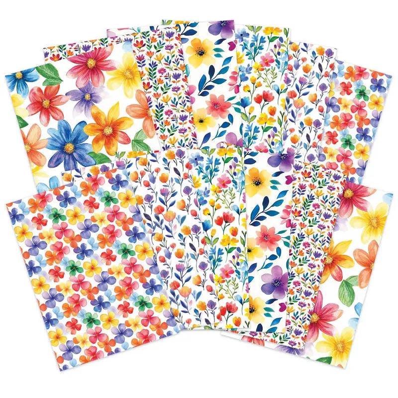 Adorable Scorable Designer Card Packs - Rainbow Florals 1