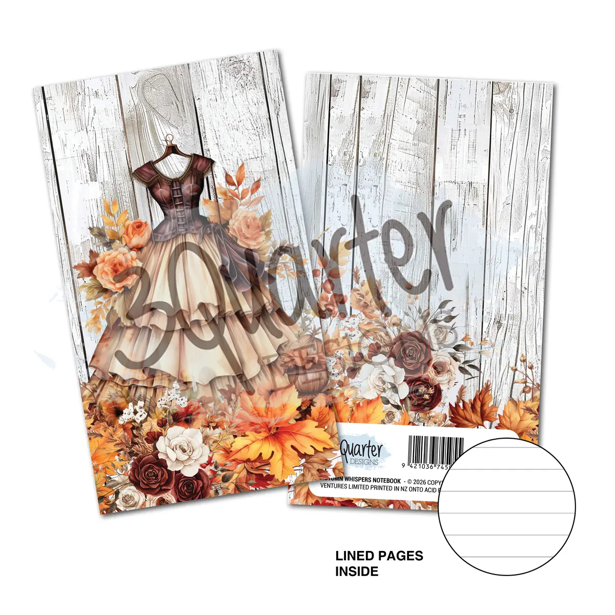 3Quarter Designs Autumn Whispers - Mini Notebook 1