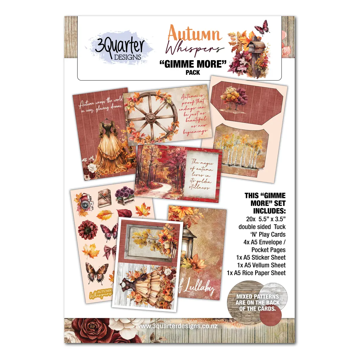 3Quarter Designs Autumn Whispers - Gimme More Pack 1