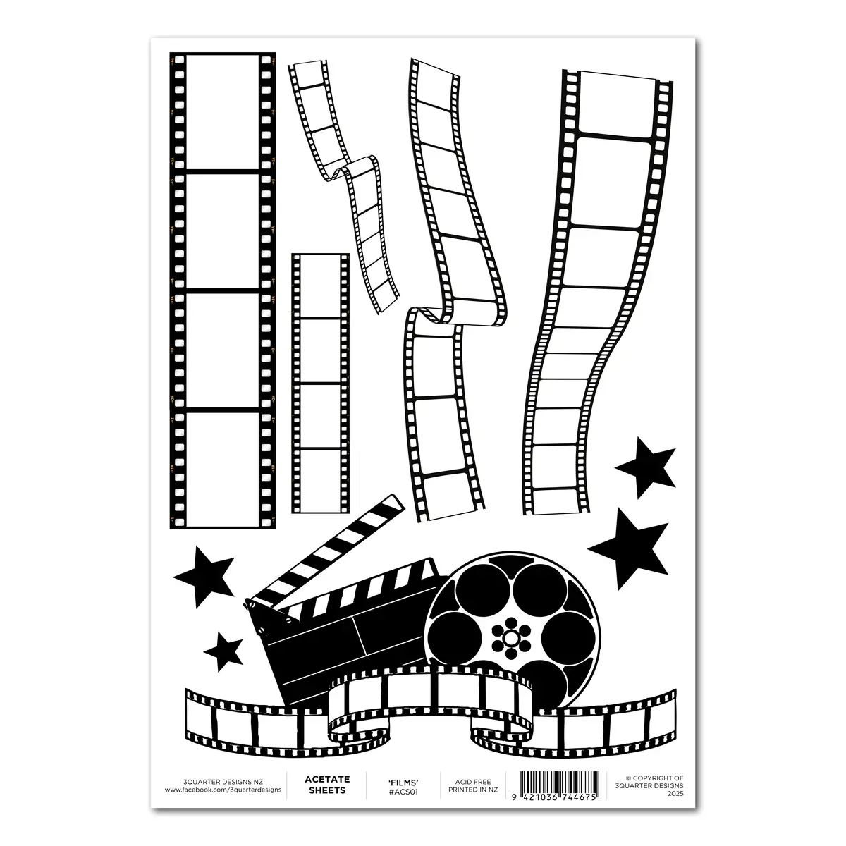 3Quarter Designs A4 Acetate - Films 1