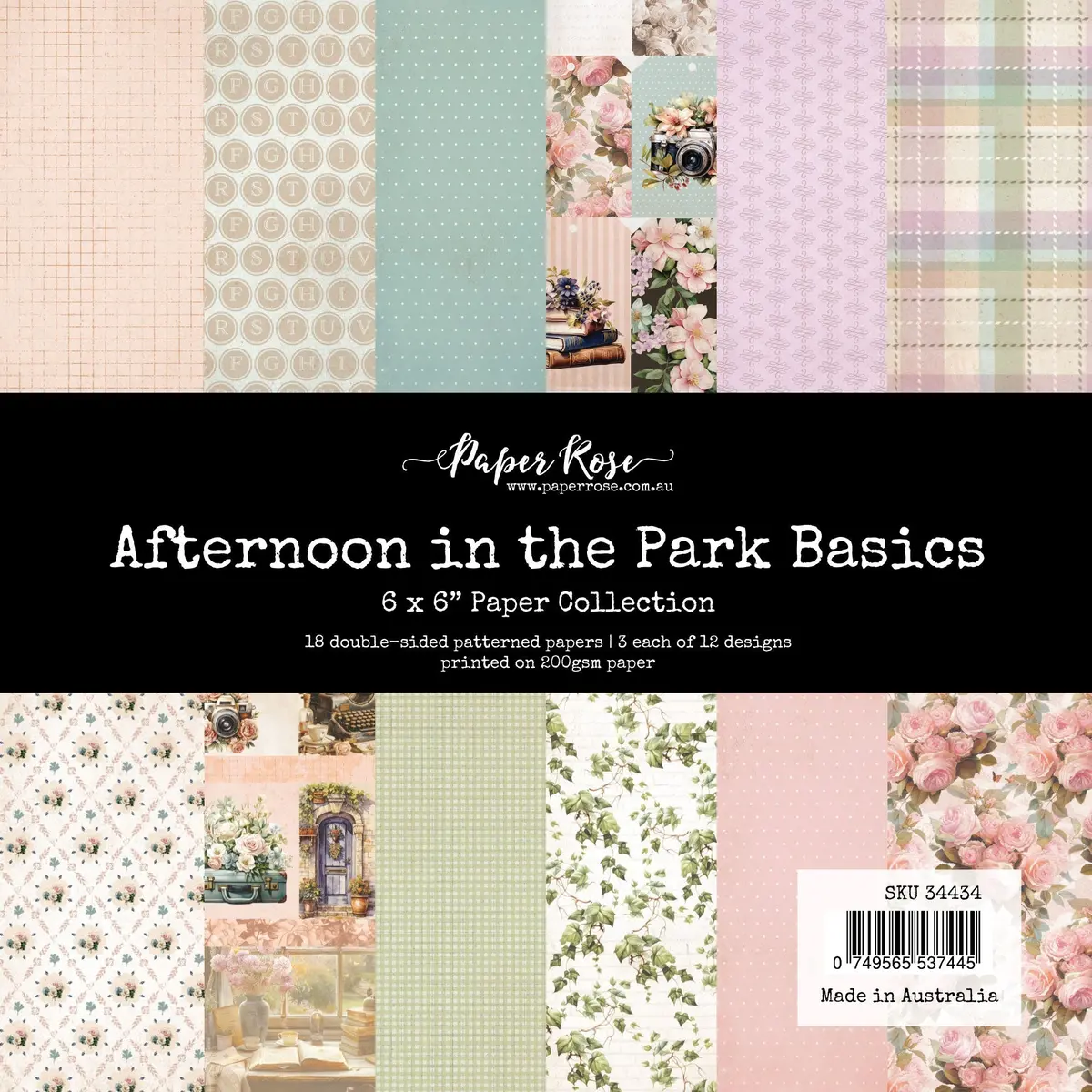 Afternoon In The Park Basics 6X6 Paper Collection 34434 1