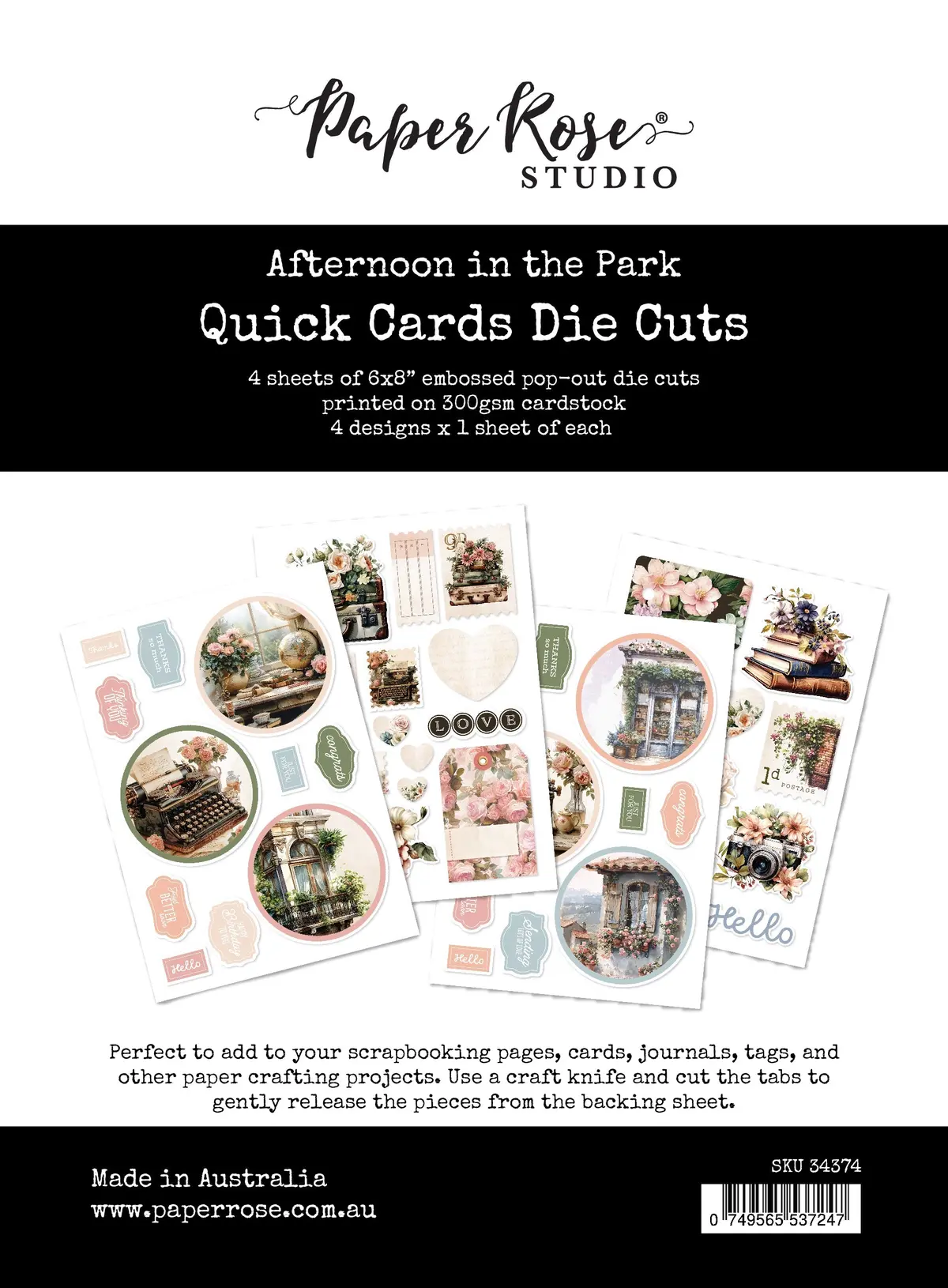 Afternoon In The Park Quick Card Die Cuts 34374 1