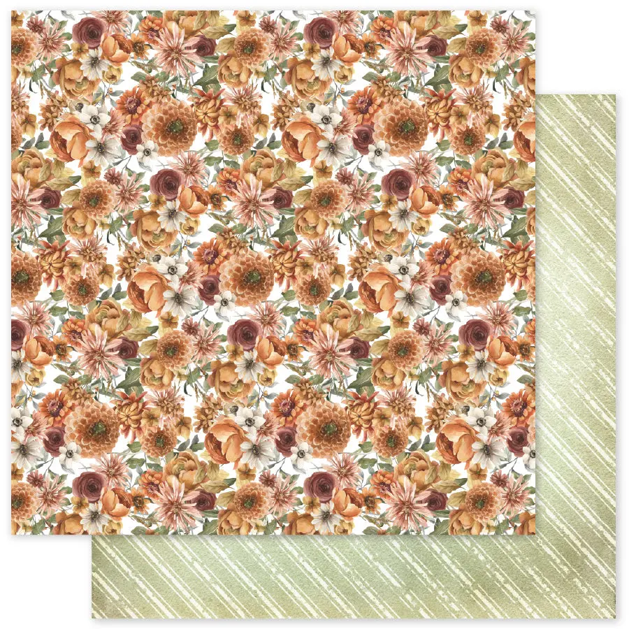Autumn Florals Basics C 12X12 Paper (12Pc Bulk Pack) 35460 1