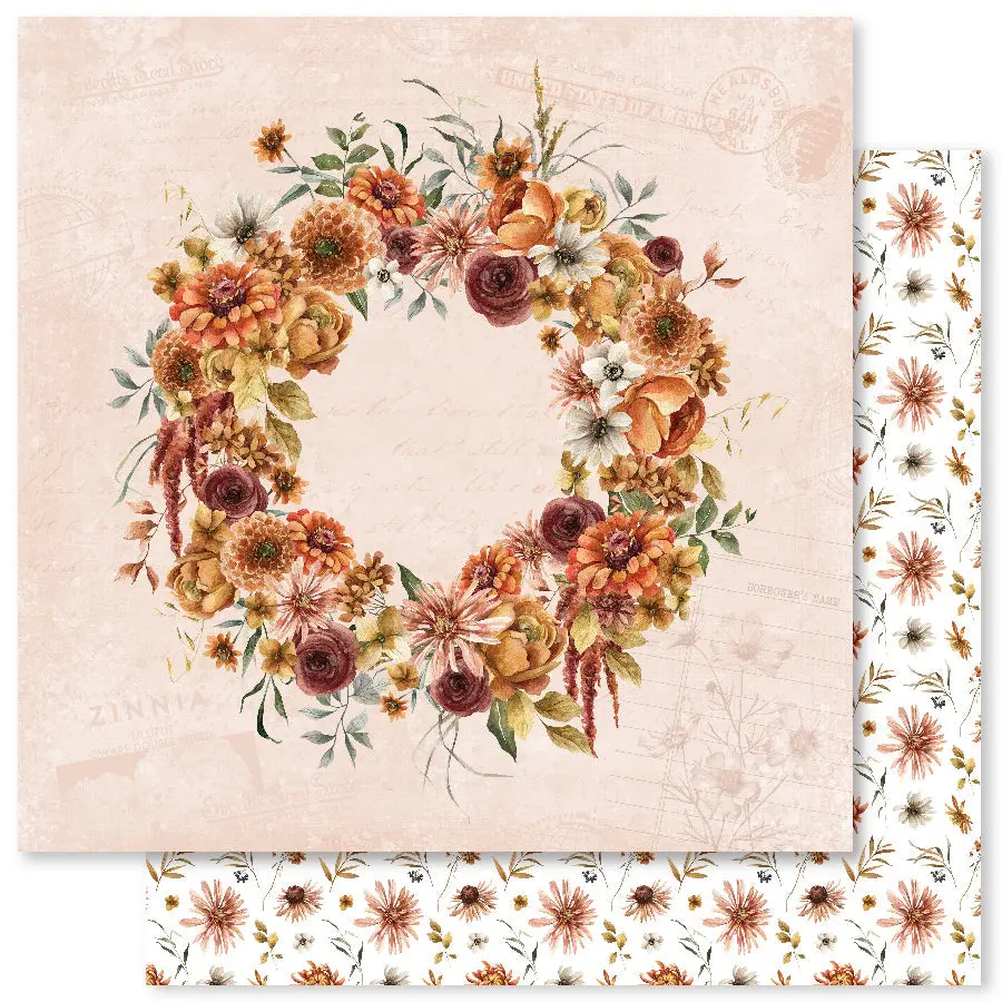 Autumn Florals F 12X12 Paper (12Pc Bulk Pack) 32979 1