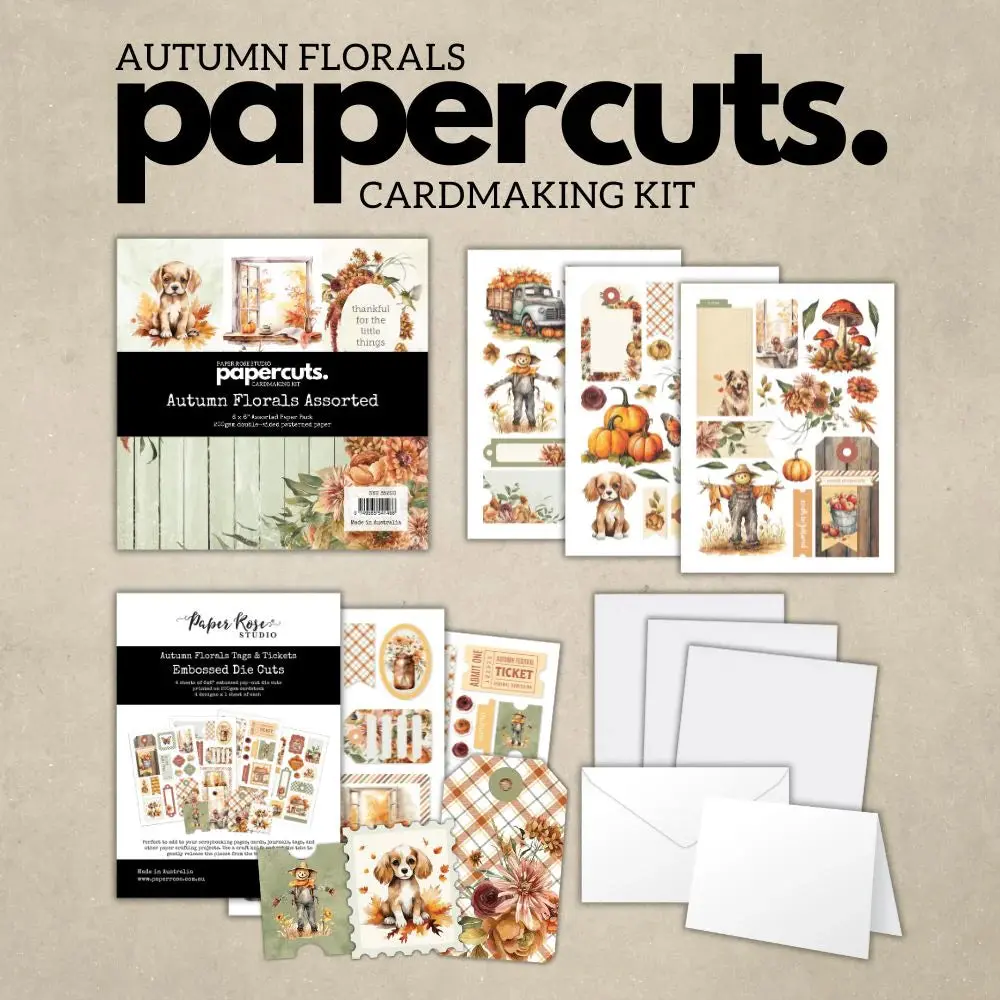 Autumn Florals Papercuts Kit 35200 1