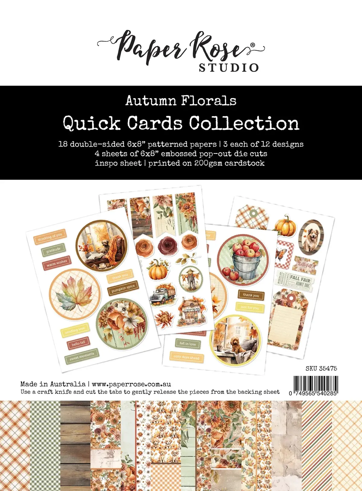 Autumn Florals Quick Card Collection 35475 1