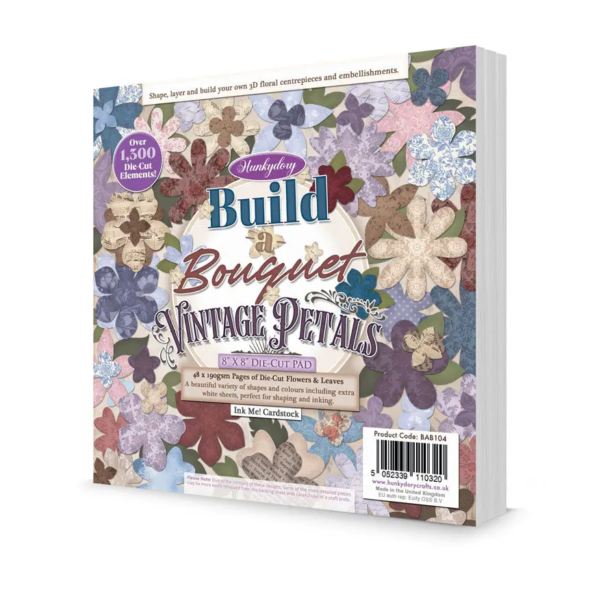 Build-A-Bouquet Vintage Petals Die-Cut Pad 1