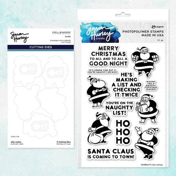 Silly Santas Stamp And Die Bundle 1