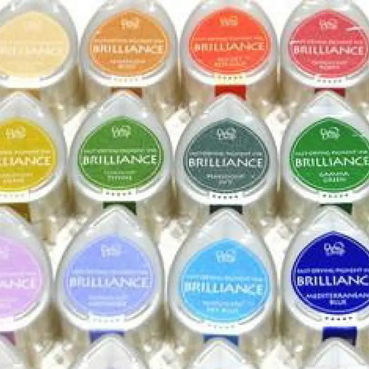 Tsukineko Brilliance Dew Drops Pigment Ink Pad 1