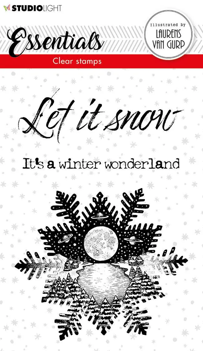 Bl Clear Stamp Snowflake Essentials 105X148mm Nr.113 1