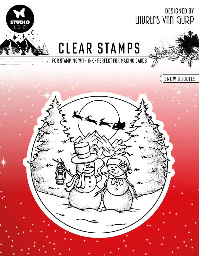 Bl Clear Stamp Snow Buddies Essentials 120X120x3mm 1 Pc Nr.299 1