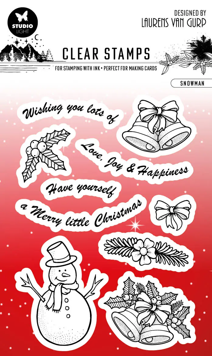 Bl Clear Stamp Snowman Essentials 105X148x3mm 10 Pc Nr.302 1
