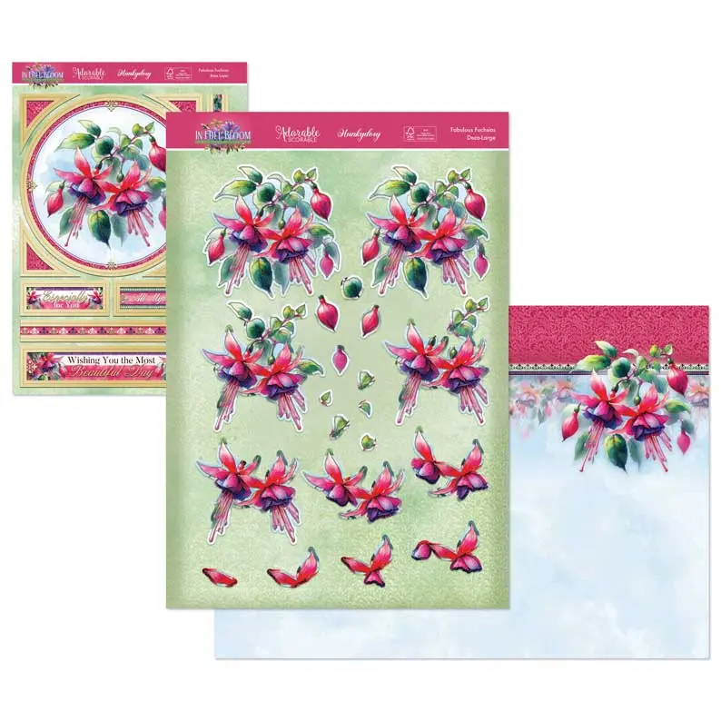 In Full Bloom Deco-Large Set - Fabulous Fuchsias 1