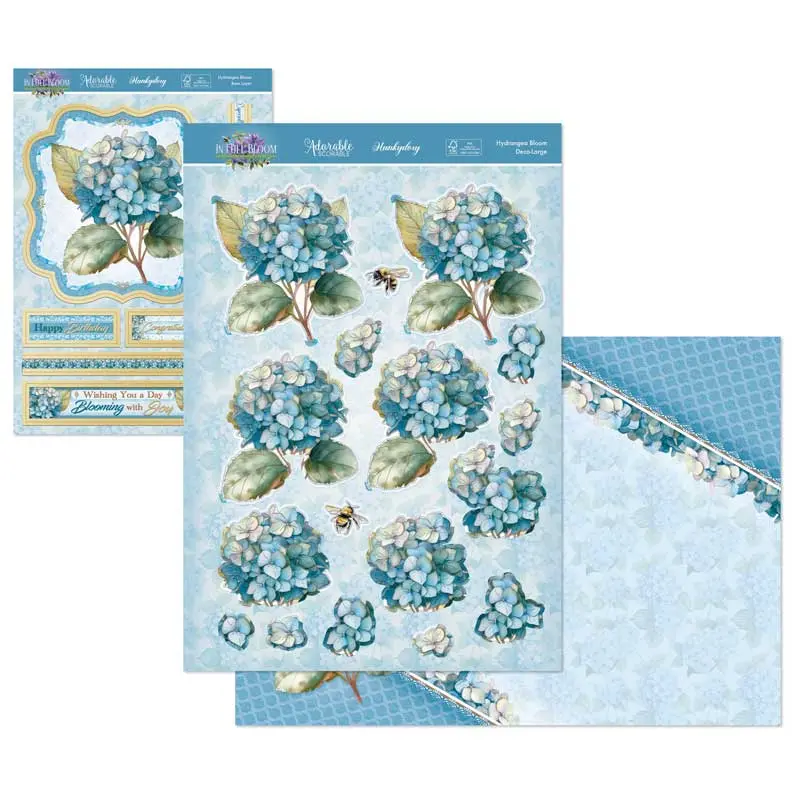 In Full Bloom Deco-Large Set - Hydrangea Bloom 1