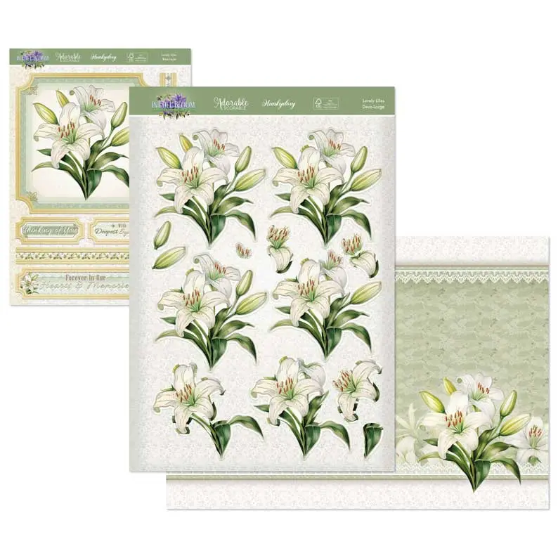 In Full Bloom Deco-Large Set - Lovely Lilies 1