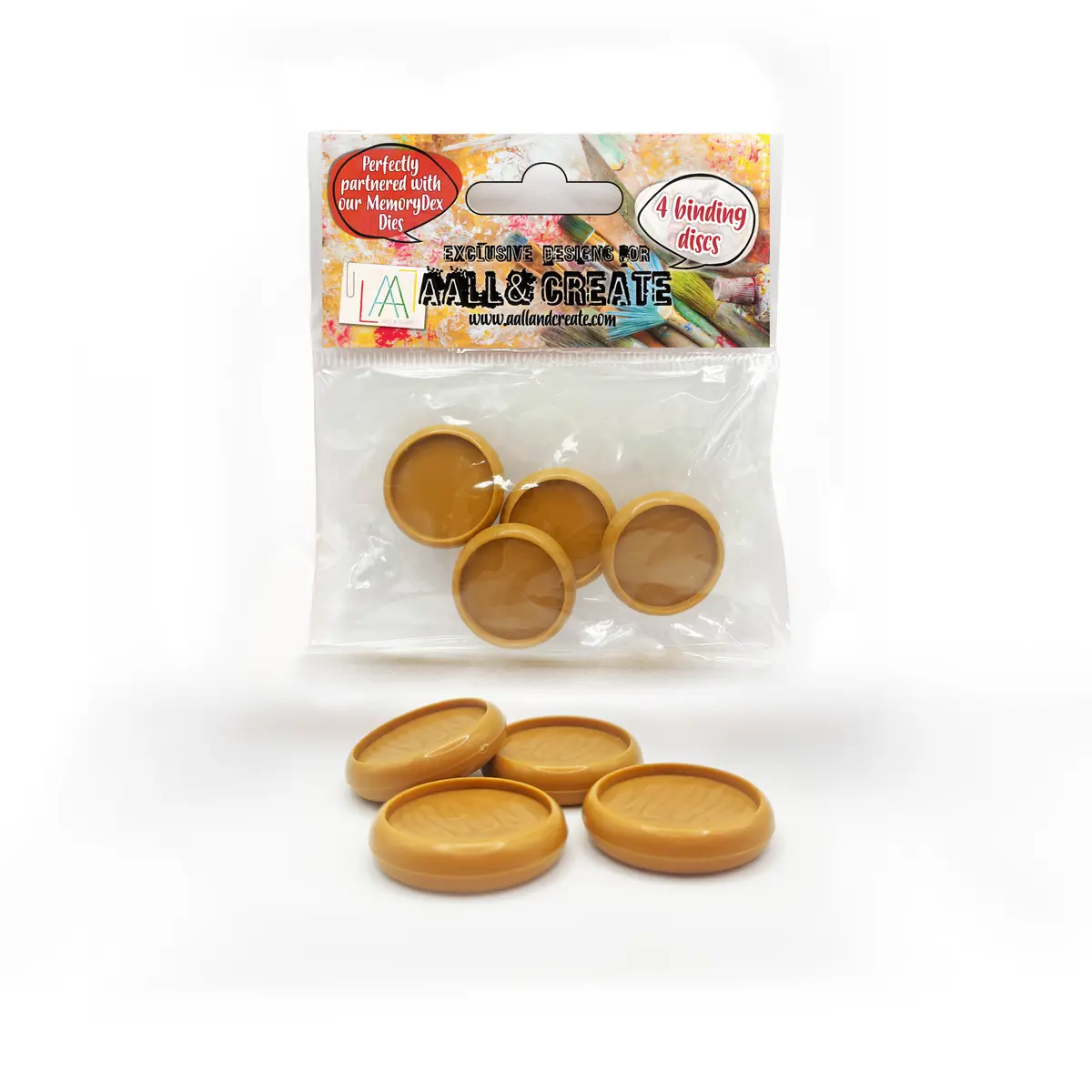 Aall And Create - Binding Discs - Caramel 1