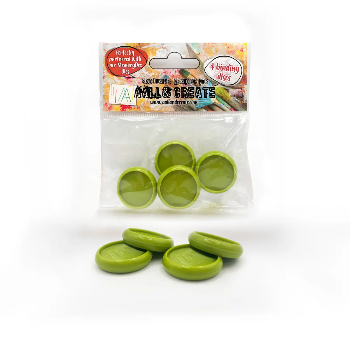 Aall And Create - Binding Discs - Olive Green 1