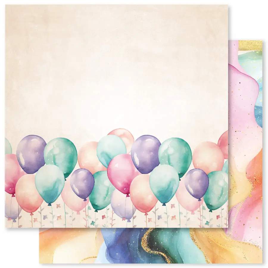 Birthday Fun D 12 X 12 Paper (12 Pc Bulk Pack) 33270 1