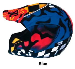 Checkered Helmetskin - Blue 1
