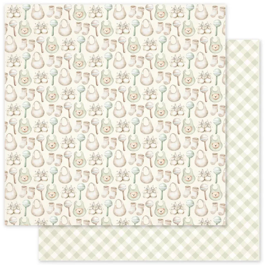 Boho Baby Basics E 12X12 Paper (12Pc Bulk Pack) 35116 1