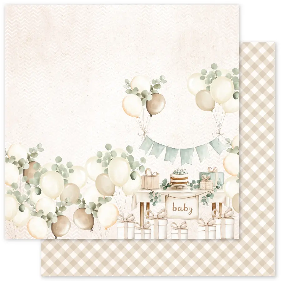 Boho Baby D 12X12 Paper (12Pc Bulk Pack) 35083 1