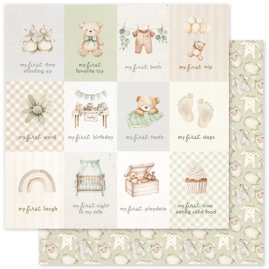 Boho Baby E 12X12 Paper (12Pc Bulk Pack) 35086 1