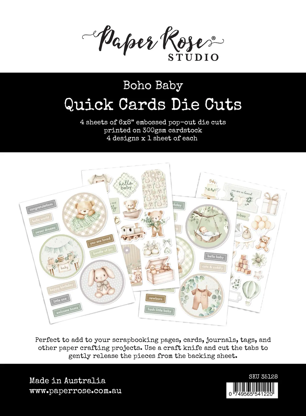 Boho Baby Quick Card Die Cuts 35128 1