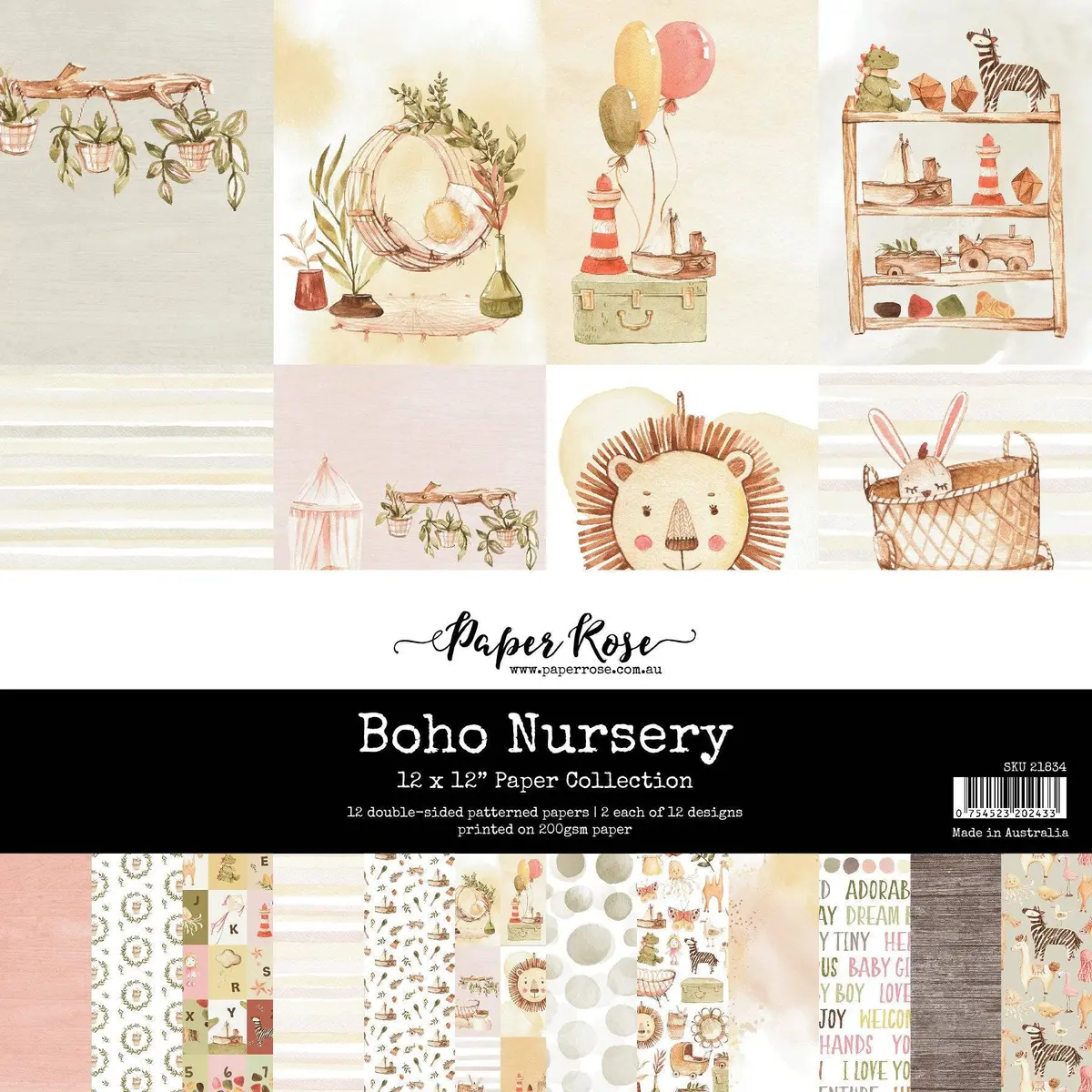 Boho Nursery 12X12 Paper Collection 21834 1