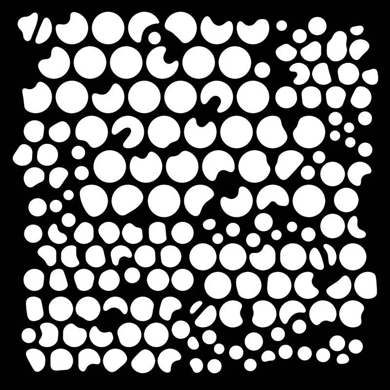 Woodware Bubbles 6 In X 6 In Stencil 1