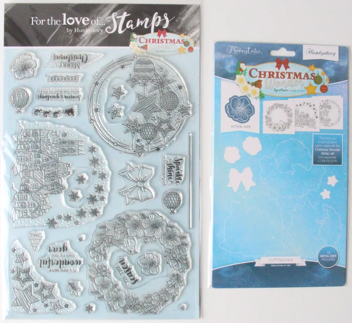 Christmas Wonder Aperture Stamp & Die Set 1