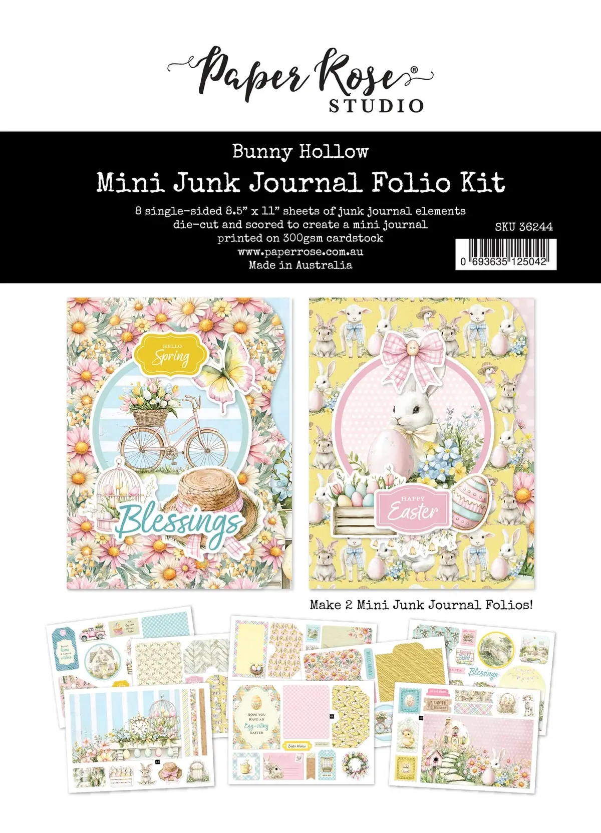 Bunny Hollow 8.5X11" Mini Folio Kit 36244 1